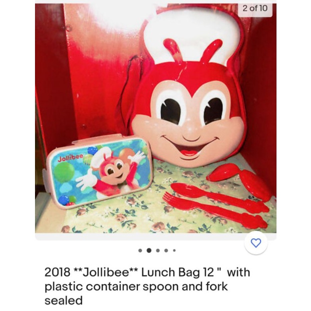 Jollibee lunch bag 2018 on sale