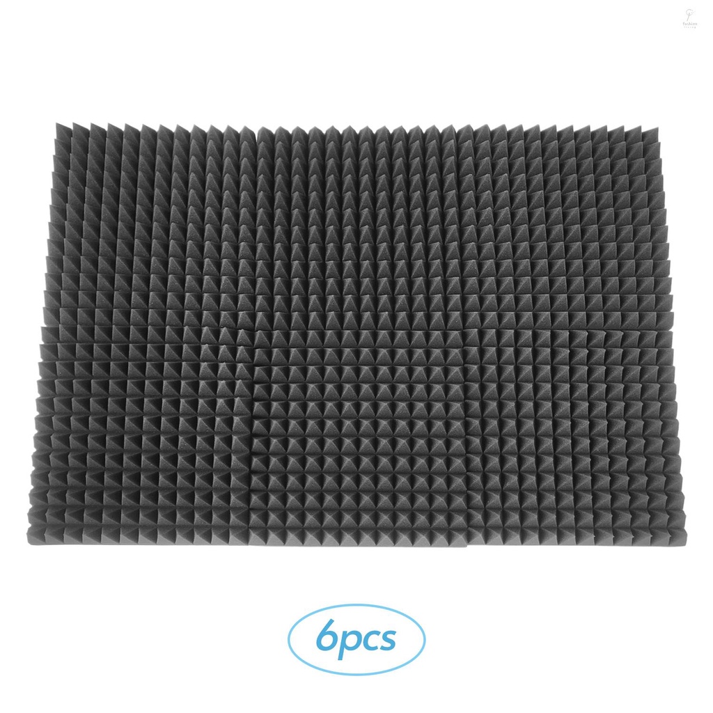 FLP 6pcs 12*12*2inch High Density Studio Acoustic Foams Panels Sound