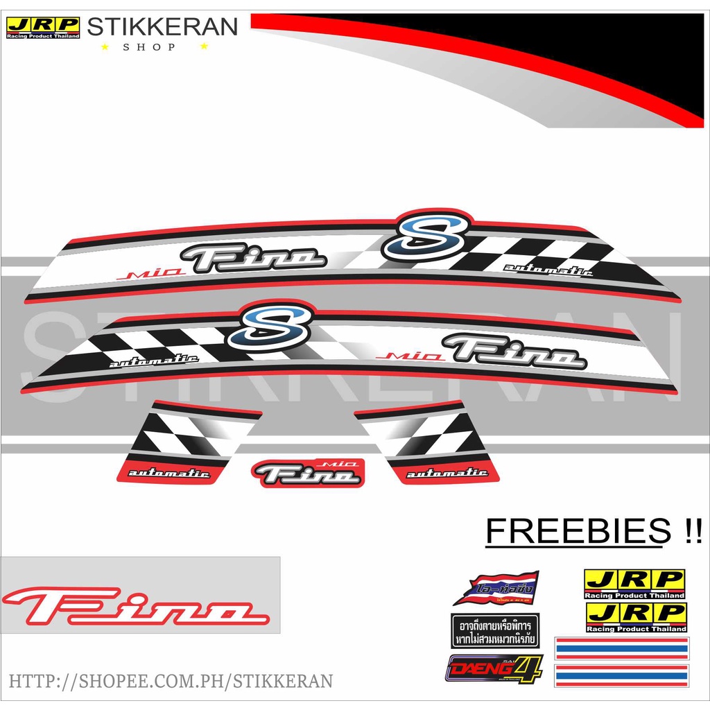 YAMAHA FINO CLASSIC THAI DECALS Shopee Philippines