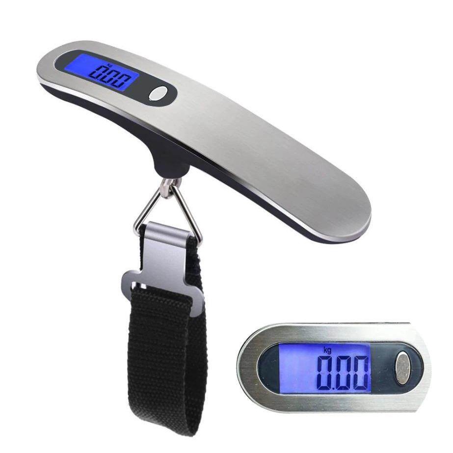 100lbs / 50kg Portable LCD Digital Hanging Luggage Scale Travel