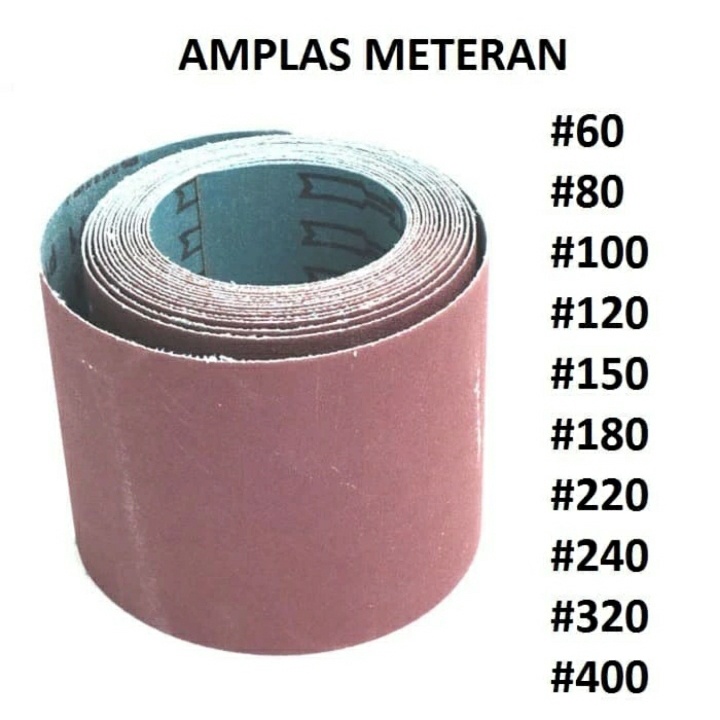 KAYU Grit 100sandpaper Roll METER Price PER METER Wood Cloth Paper