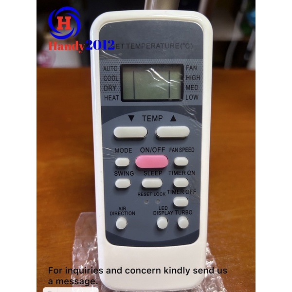 Midea Universal Remote Control for Selected models of Midea, Everest