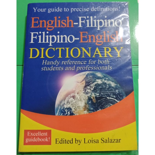 ENGLISHFILIPINO FILIPINOENGLISH DICTIONARY by Loisa Salazar Shopee Philippines