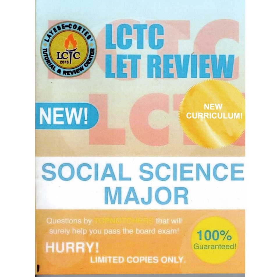 NEW! Social Science Major 2026 LET Reviewer with Explanation (New ...