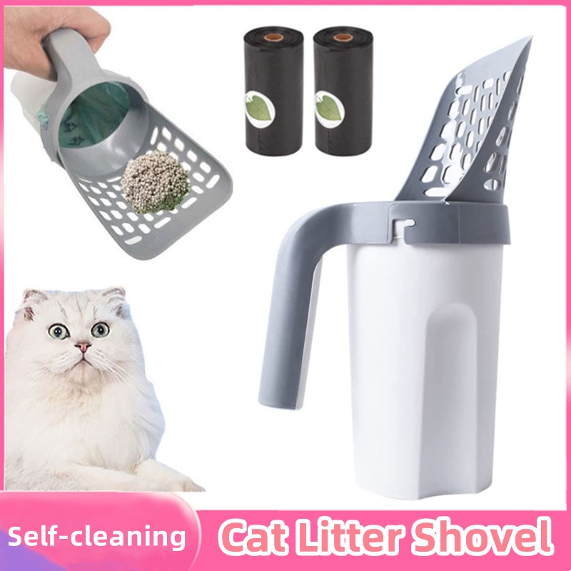 Cat Litter Scoop Selfcleaning Litter Box Shovel Kitty Toilet Clean