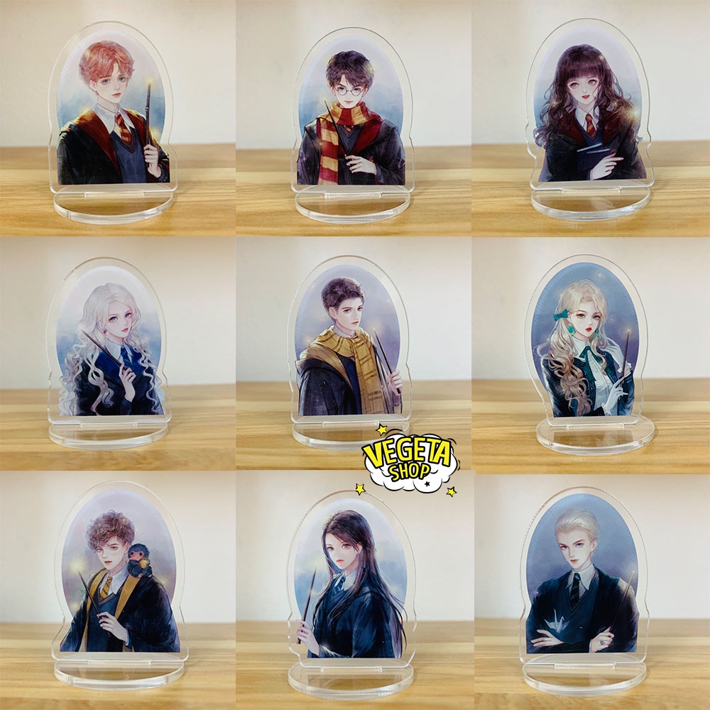 Double-sided Acrylic Mica Standee Statue Model - Set of 9 Harry Potter ...