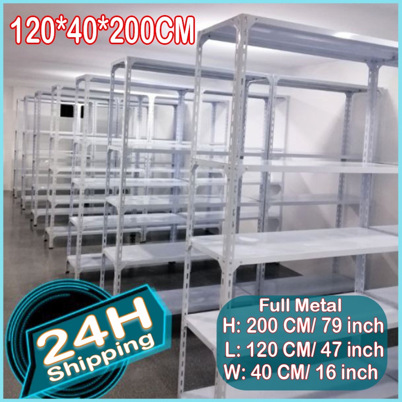 120*40*200 Metal Rack 5 Shelves Steel Shelf Coldrolled Steel Layers