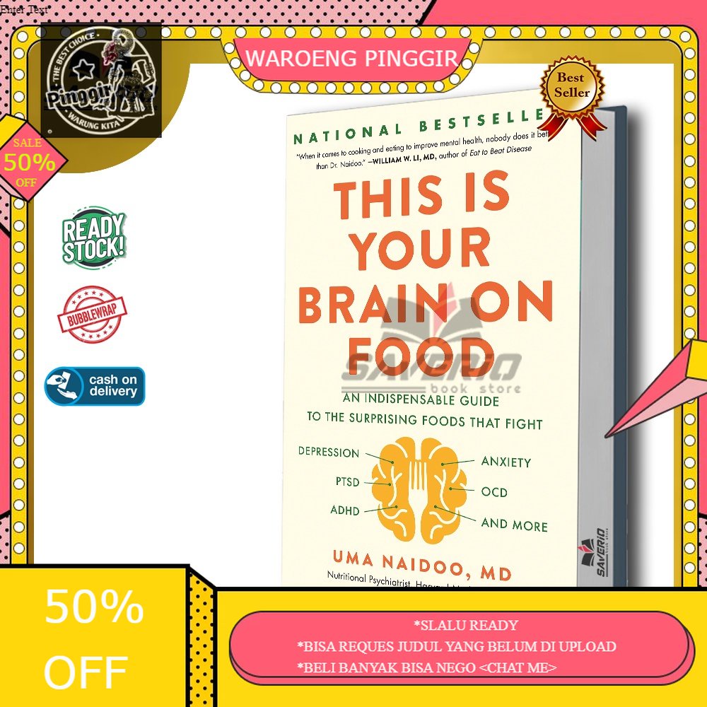 Uma Naidoo Book This Is Your Brain on Food An Indispensible Guide to