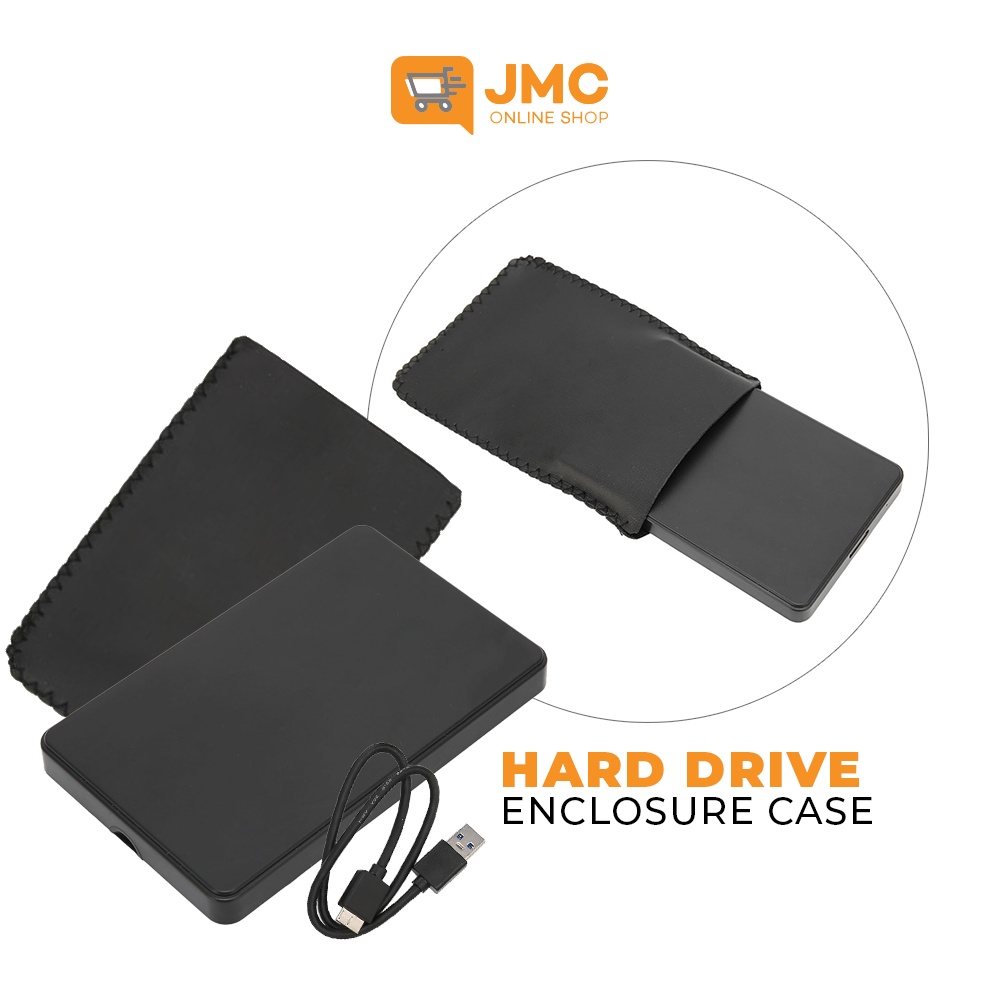 Enclosure HDD Case SATA Hard Drive Disk Case SSD Caddies External USB 3