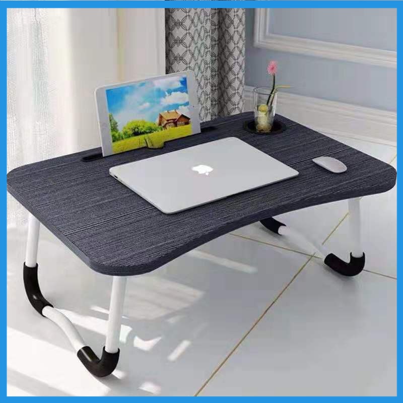 Table Foldable Lazy Bed Desk/Portable Laptop Wooden Table Study desk ...