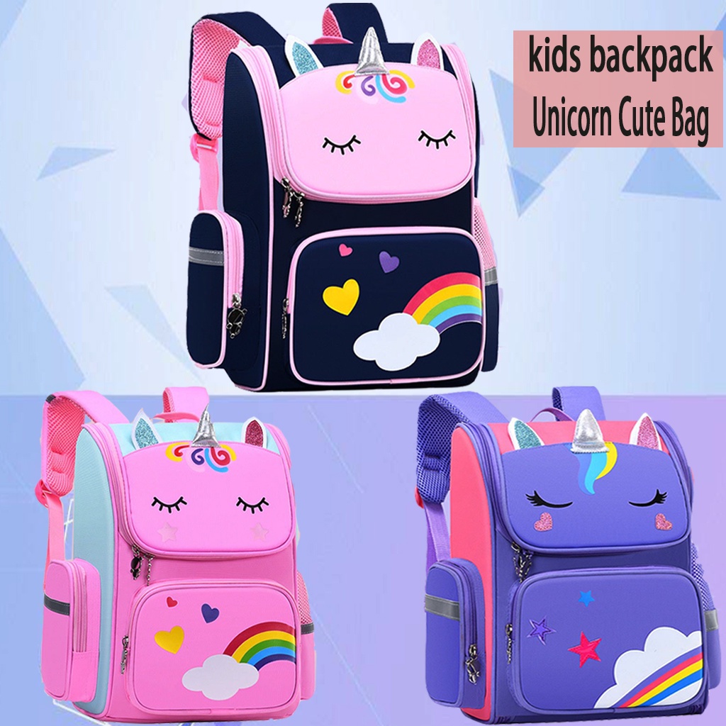 Cute Unicorn Toddler School Shoulder Bag Cartoon Kindergarten Schoolbag