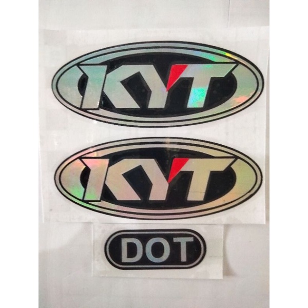 Kyt hologram Helmet logo Sticker Shopee Philippines