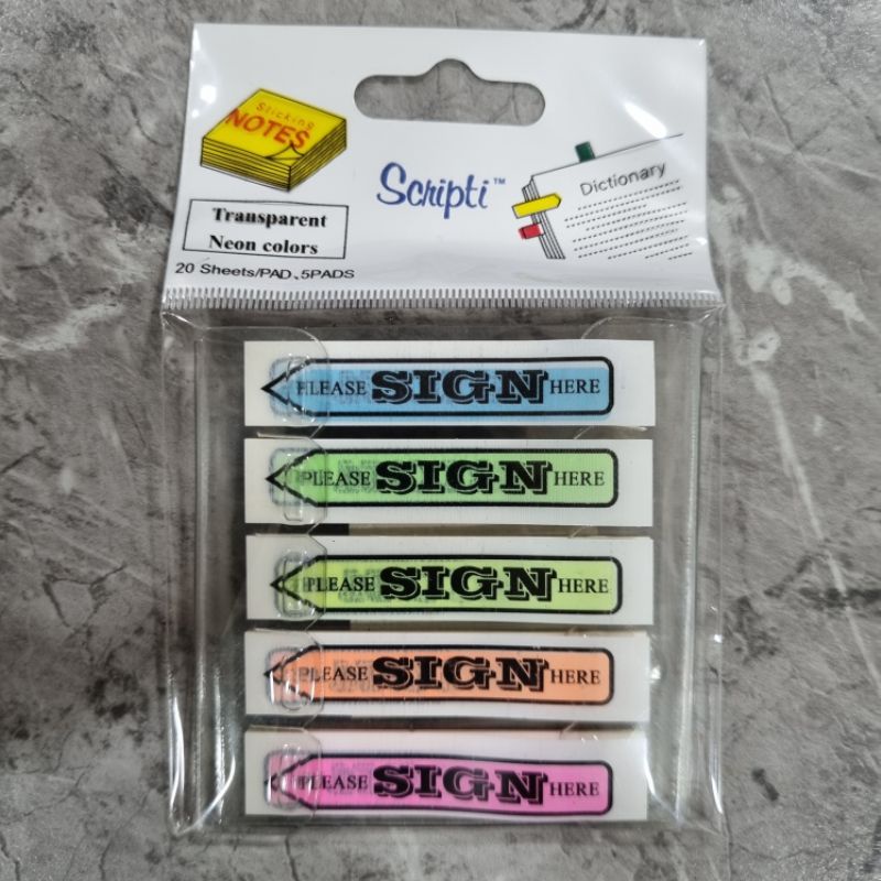 Pull Tab Stick Neon Notes (20 sheets 5x) | Shopee Philippines