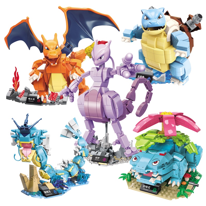 Pokemon Building Blocks, Bricks Anime Figure