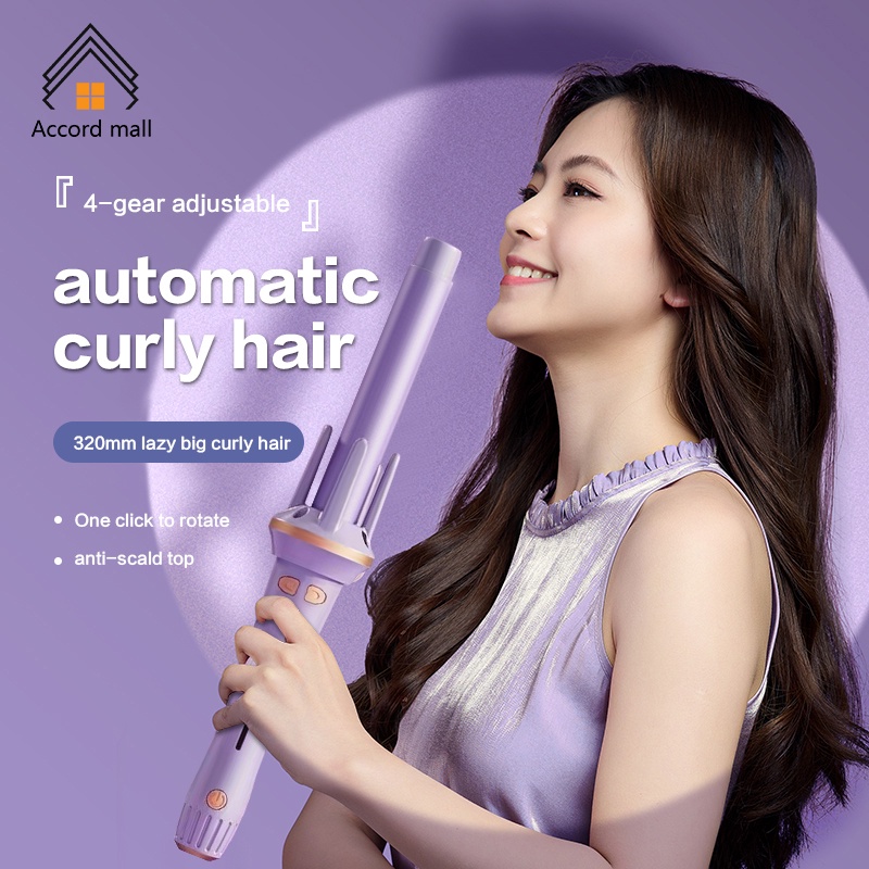 Automatic Hair Curler Tiktok Styling Stick 360 Rotating Constant Fast