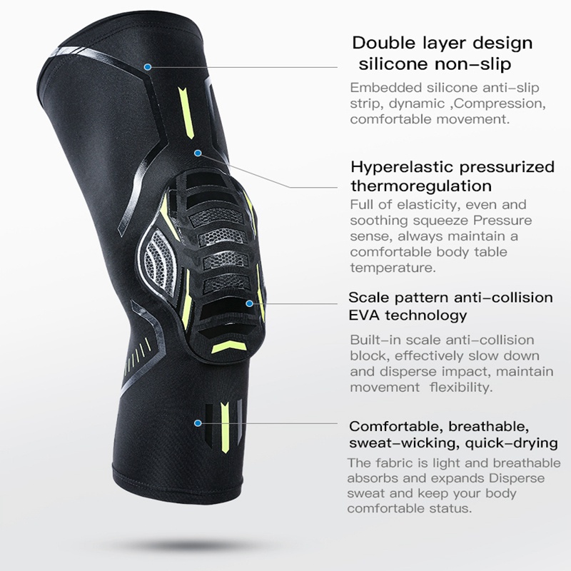 SUGAW 1Pc Knee Brace Compression Knee Support Shockproof Knee Pads Knee  Sleeve for Running Arthritis Joint Pain Relief Men Women | Shopee  Philippines