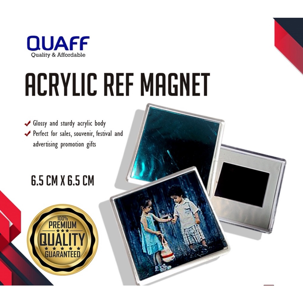 QUAFF Acrylic Ref Magnet / Acrylic Keychain / Photo Insert Keychain ...