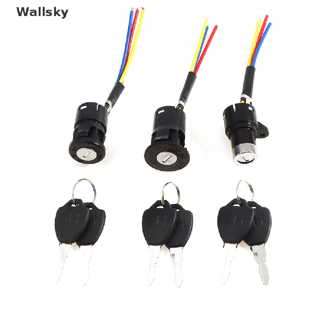 Wallsky> Universal Ignition Switch Key Power Lock For Electric Bicycle ...
