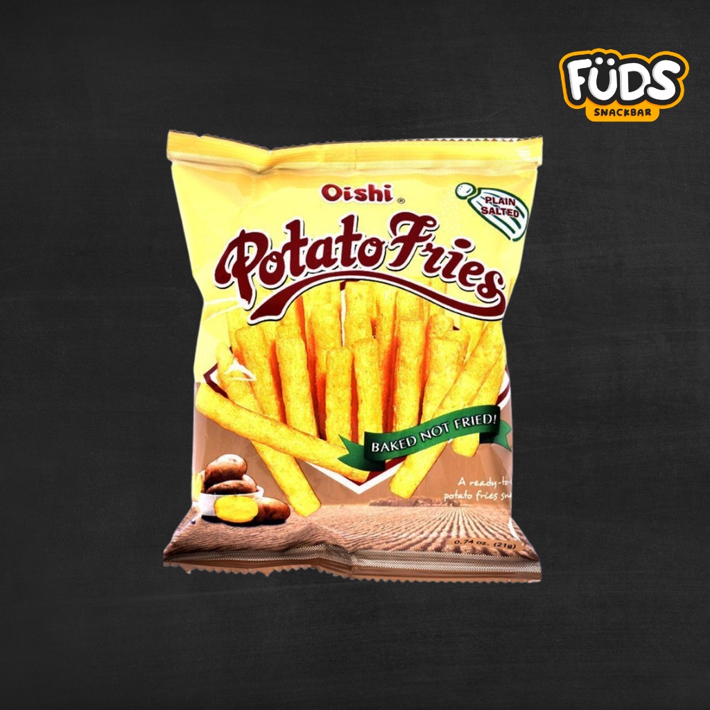 Oishi Potato Fries Plain 21g Shopee Philippines