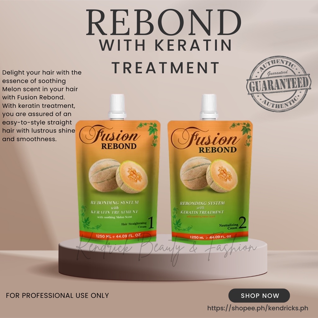 Fusion Rebond Set, Rebonding System with Keratin Treatment 1250mlx2 (1