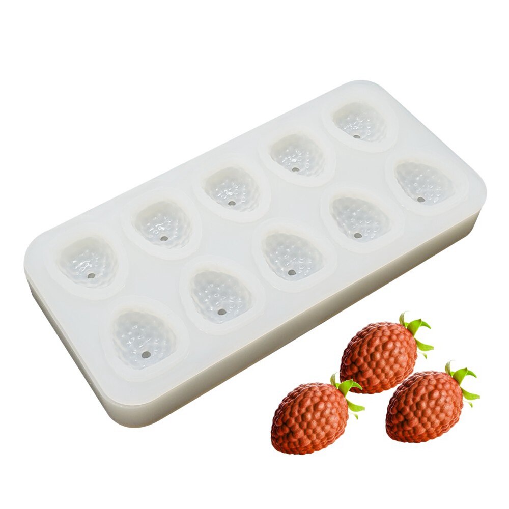 Silicone Mold 3D Raspberry Cake Mould Chocolate Dessert Baking Mold 3D ...