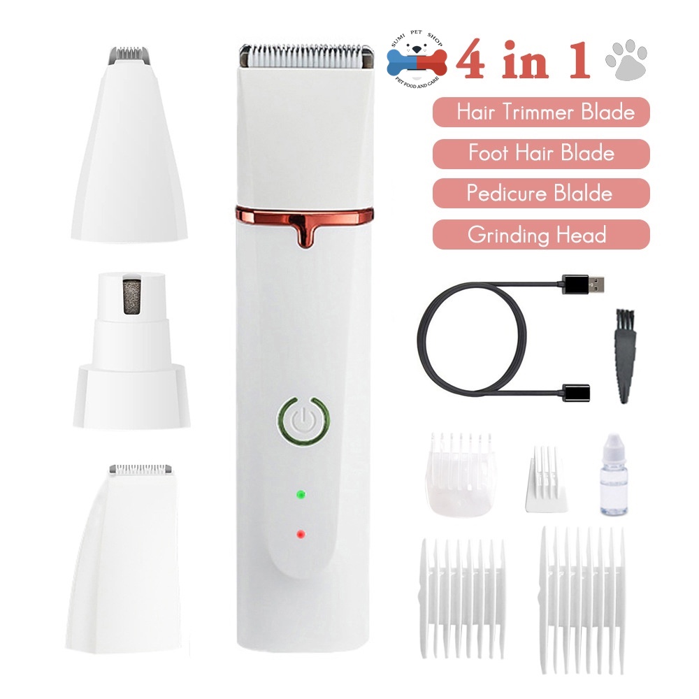 4in1 Pet Dog Razor Hair Trimmer for Dogs , Multifunctional, Trimming ...