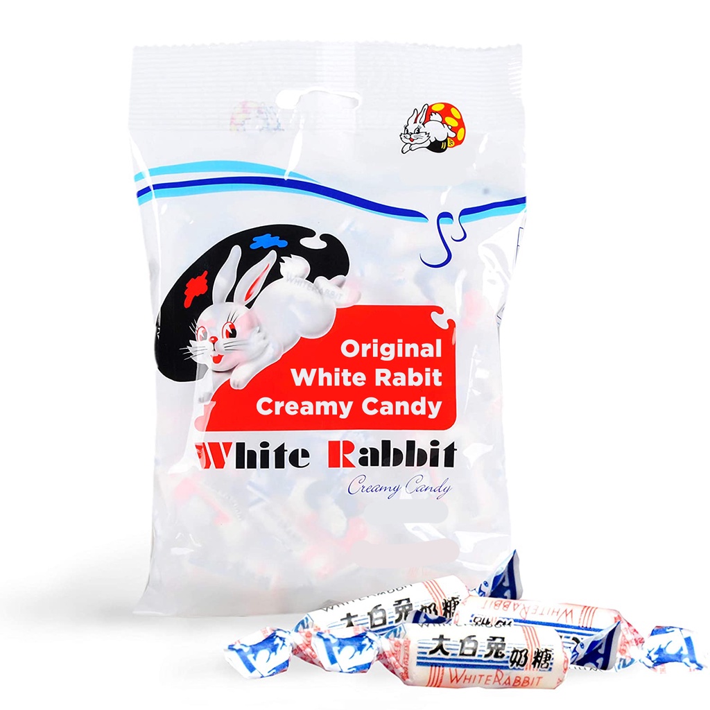 Original White Rabbit (with edible rice paper wrapper) Creamy Chewy ...