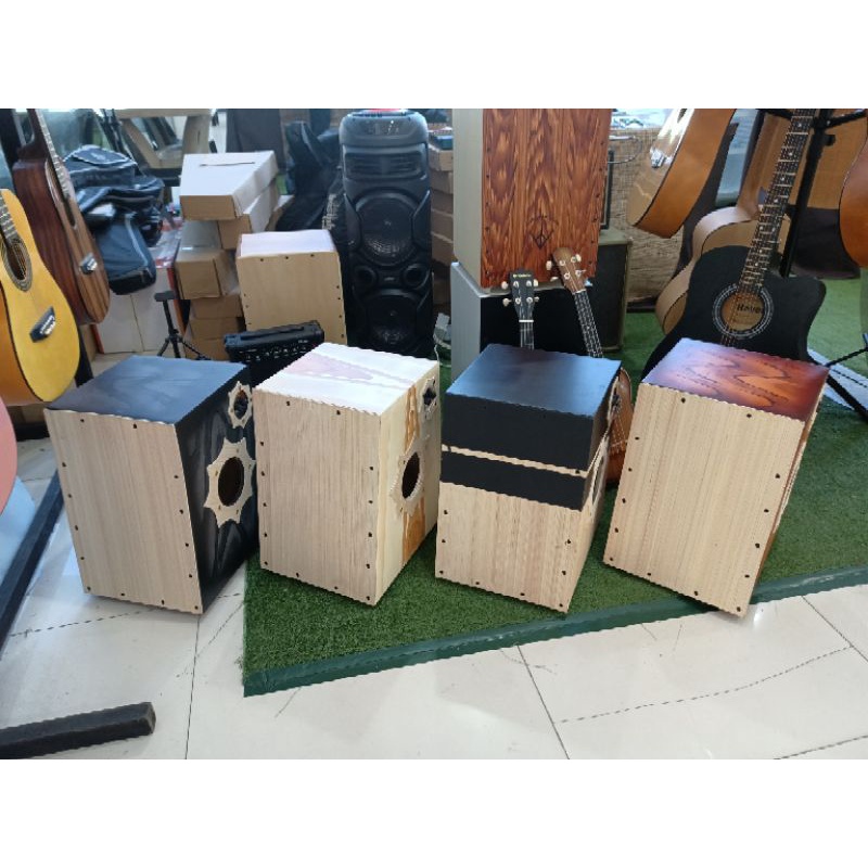 Slanted Electric Cajon/Beatbox (with Pickup and Volume Knobs) Shopee