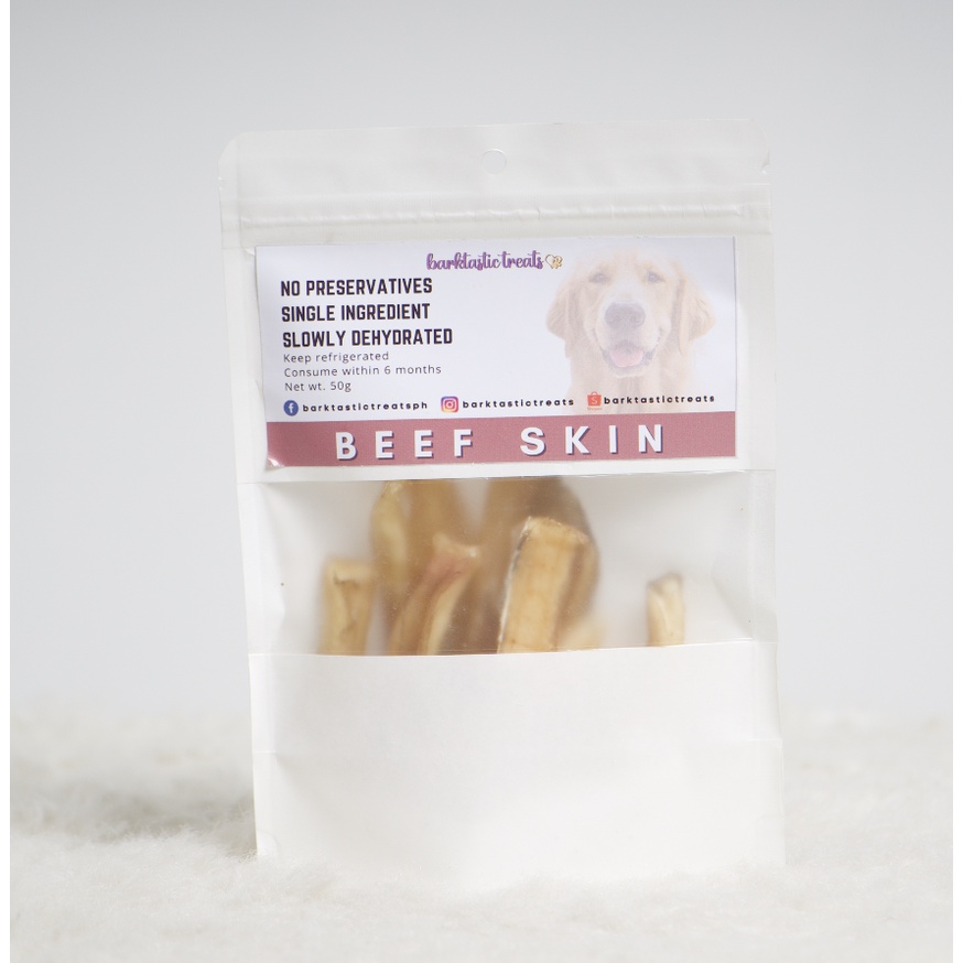 BEEF SKIN for chews - All Natural Single Ingredient Dehydrated Dog ...