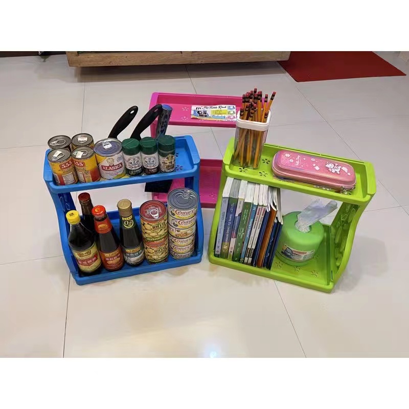 Top Table Rack 2L/Multi-Purpose Rack Utility Rack 2Layer (909) | Shopee ...