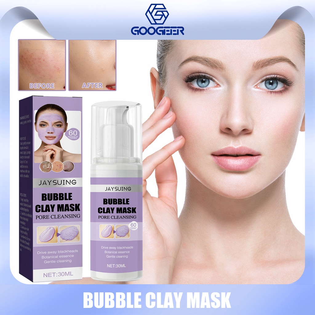Jaysuing Bubble Facial Mask Deep Cleansing Moisturize Smearing Facial