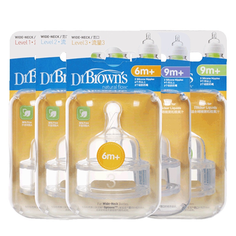 Dr. Brown s wide mouth nipple diameter silicone pacifier newborn