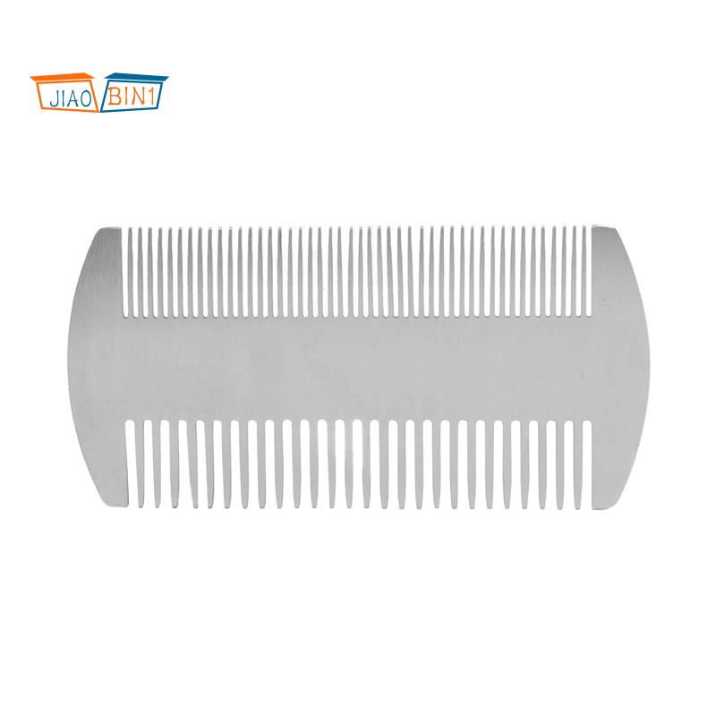 Dual Action Stainless Steel Edc Credit Card Size Comb Wallet Comb ...