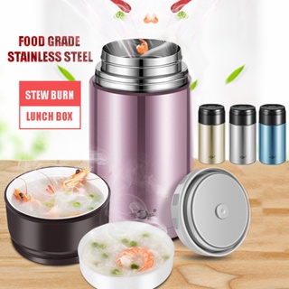 400ml-500ml Stainless Steel Soup Cup Thermal Lunch Box Food