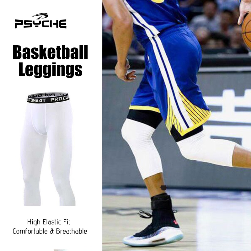 Psyche」 Men's Sports Basketball Leggings Compression Shorts Pants Running  Training Fitness Pants