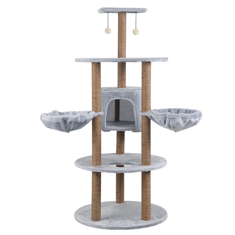 Cat Tree w Hammock / Condo / Scratching House / Tower / Scratch Board