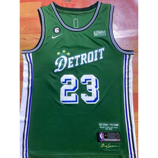 Jaden Ivey Autographed Green 2022-23 Detroit Pistons City Edition Swingman  Jersey with Poison Ivey Inscription ~Limited Edition to 123~