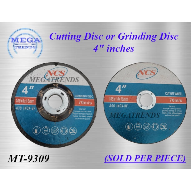MT-9309 1 PIECE Cutting Disc or Grinder Disc 4