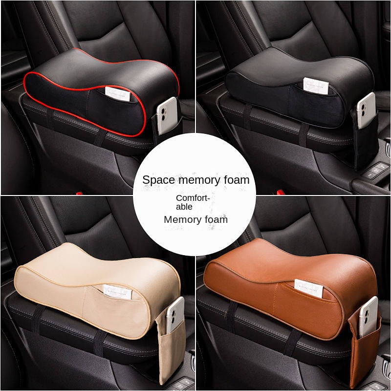 Car Supplies Central Armrest Box Mat Memory Foam Armrest Box ...