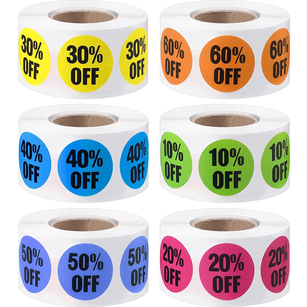 Yixi Manufacturer Wholesale 500 Stickers/Roll 1.0inch Product Discount ...