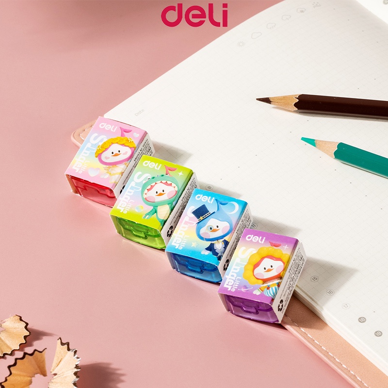 Deli Little Star Pigeon Pencil Sharpener 1 Pcs Mini Portable Sharpener ...