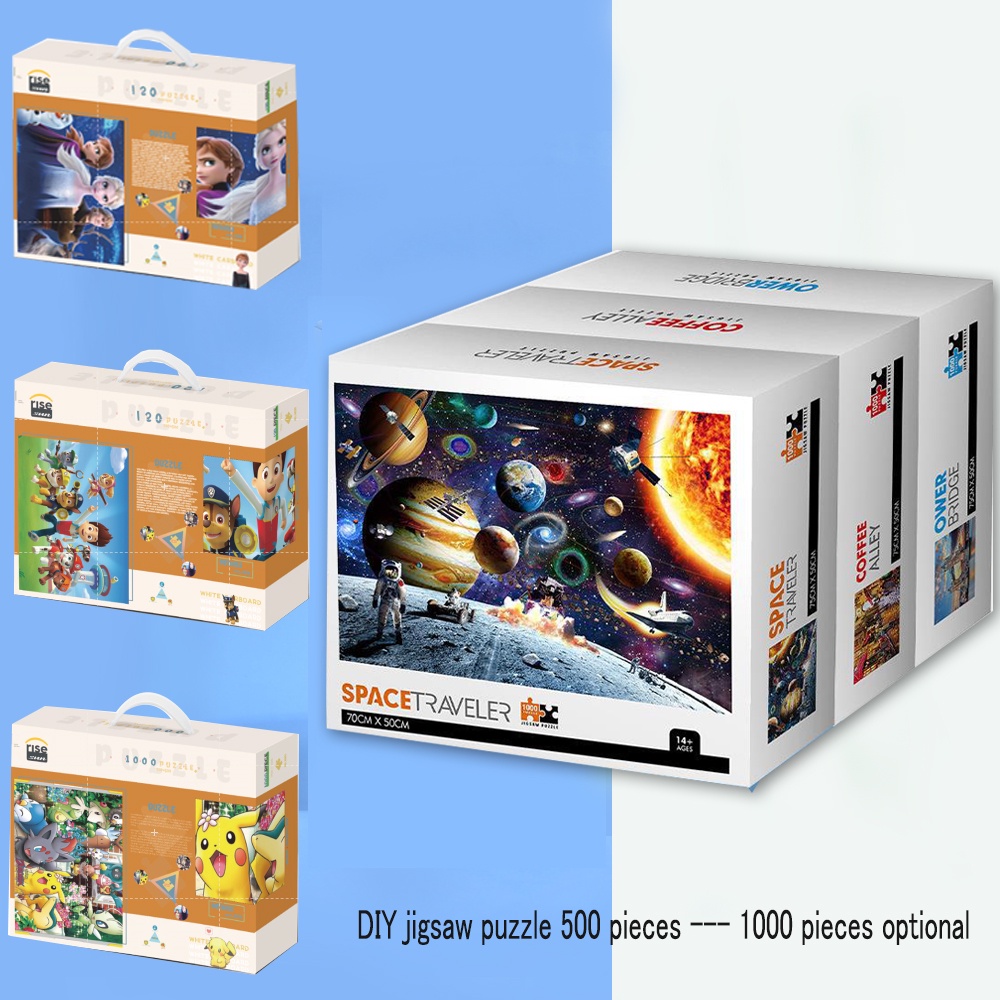 DIY Kids Jigsaw Puzzles 1000 Piece Educational Educational Game Toys