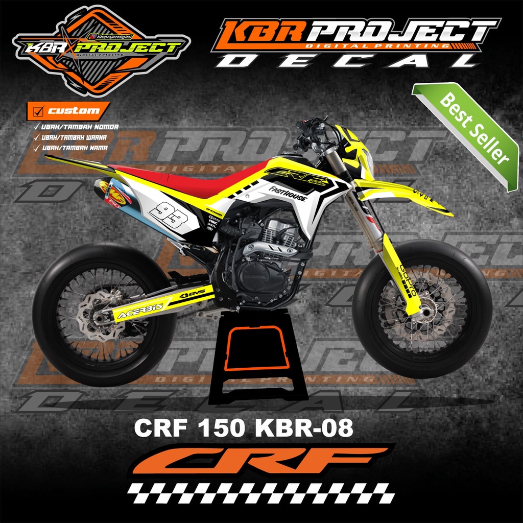 Decal Sticker Full Body Crf L Lis Variation Sticker Motorcycle