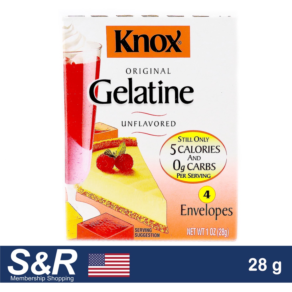 Knox Original Unflavored Gelatine 28g Shopee Philippines