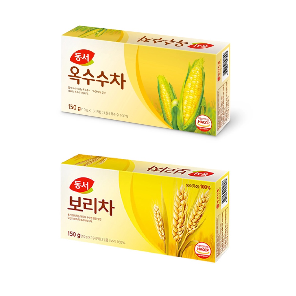 Barley Tea, 30 TB X 1) - Dongsuh Roasted Barley Tea, 10g X 30 Bags