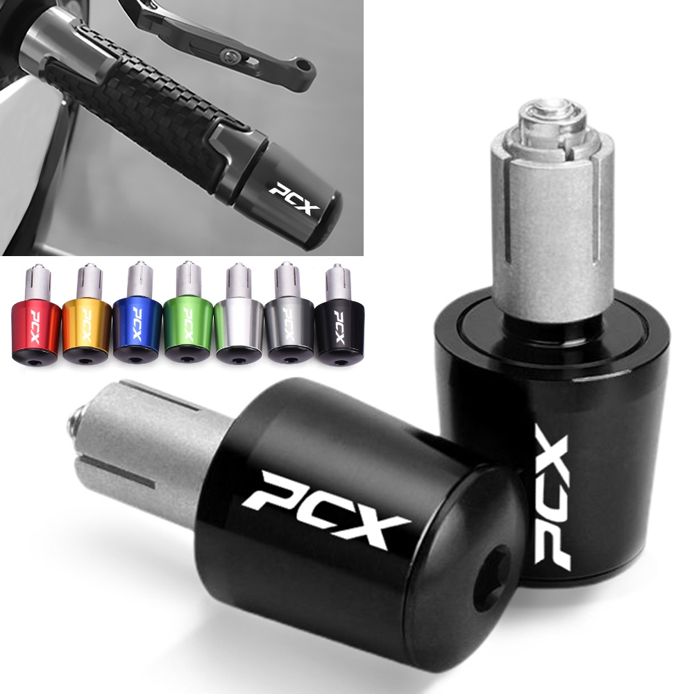 Motorcycle Handlebar End Weights - CNC Aluminum Grips Cap Plug For Super CUB & Most 7/8" Bars