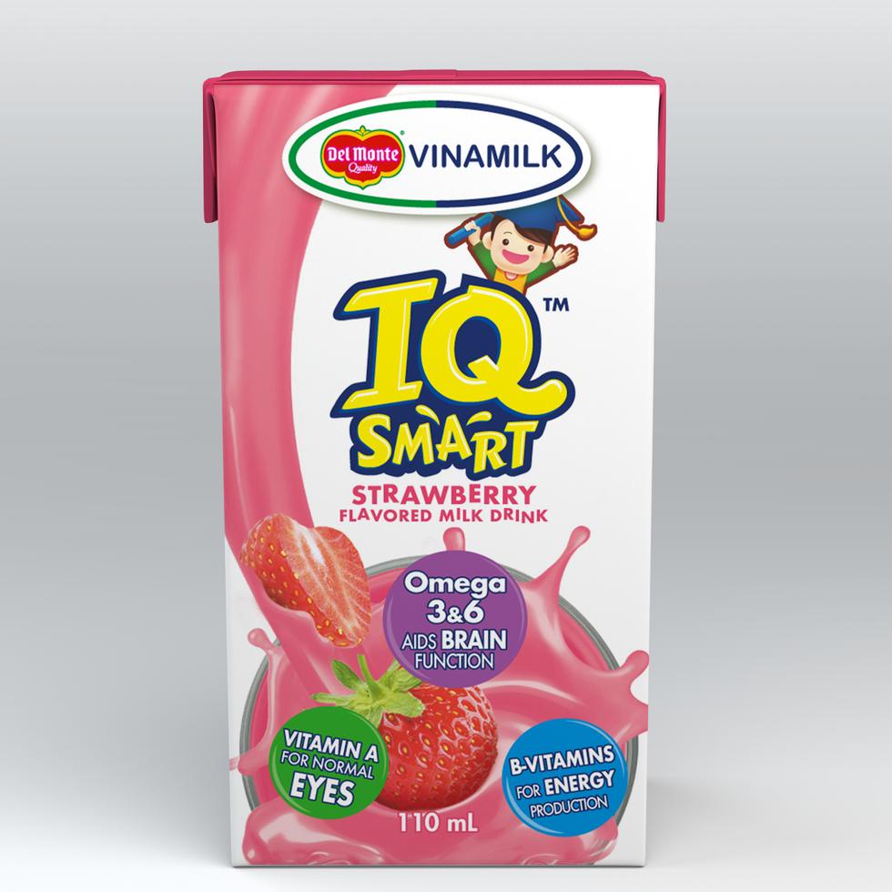 Vinamilk IQ Smart Strawberry Flavored Milk Drink 110ml Shopee