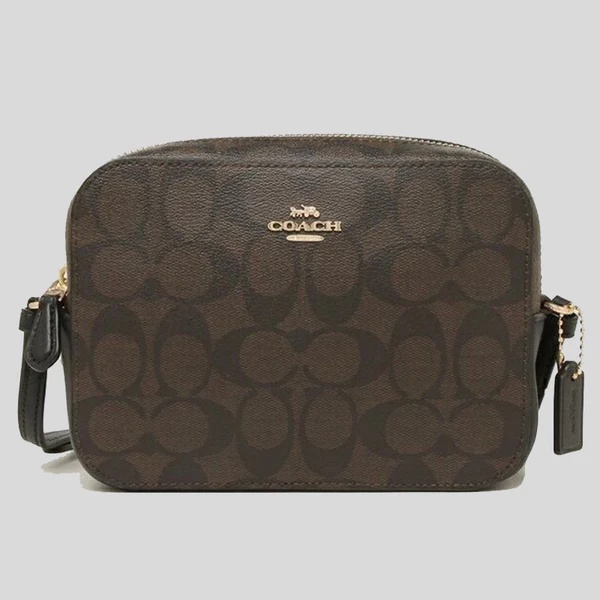 Original Coach Mini Camera Bag In Signature Canvas Brown Shopee Philippines