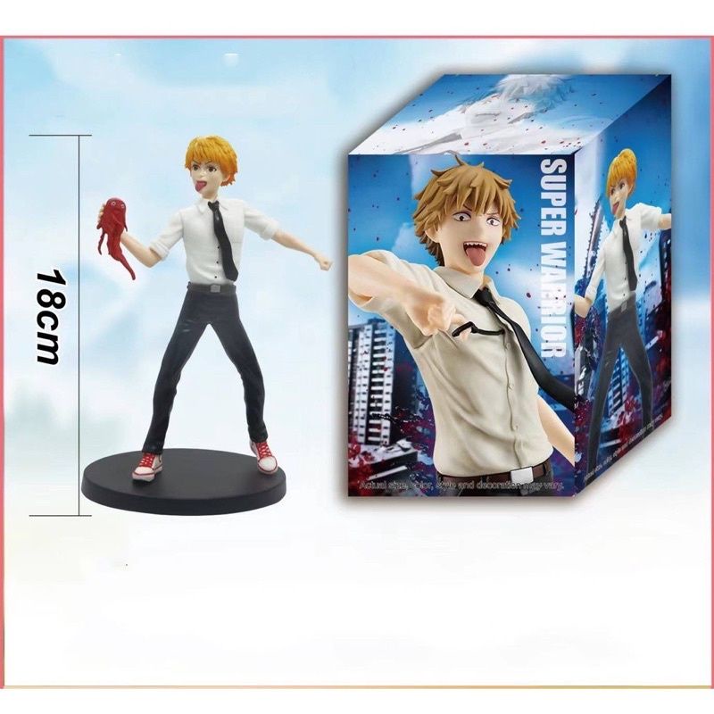 2022 Chainsaw Man 29cm Action Figure – Pochita & Denji Model Statue Collectible Toy