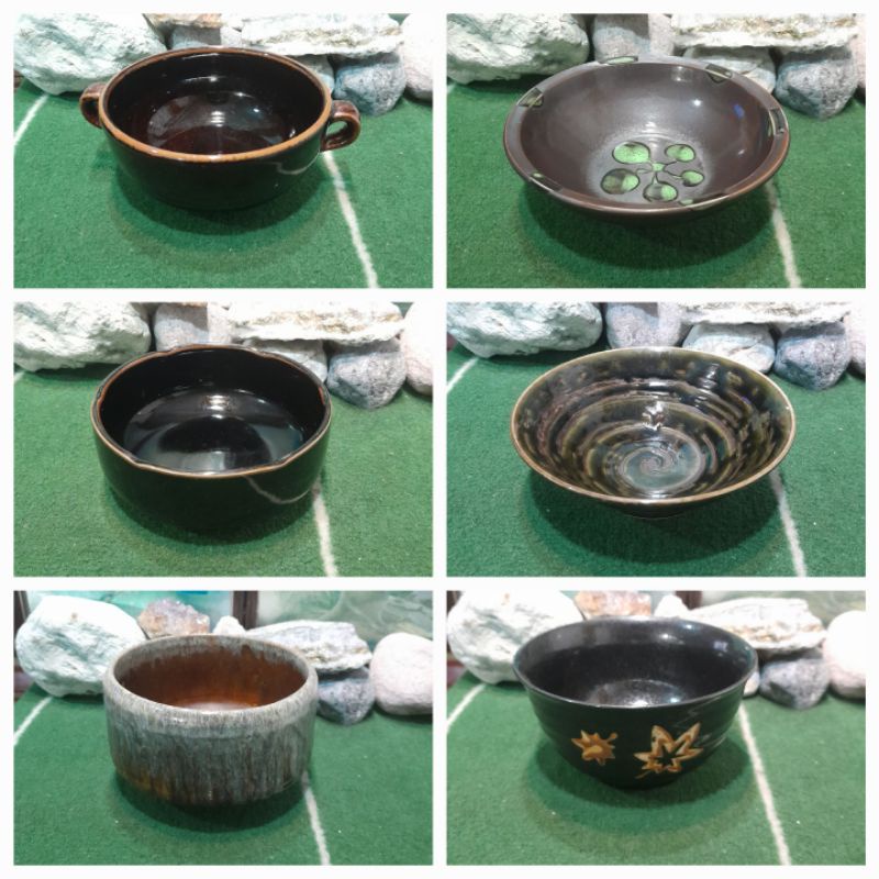 Japan surplus stoneware soup bowls 46 inch diameters small bowl